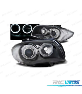 PHARES BMW E81 E87 E82 E88 04-11 ANGEL EYES LED