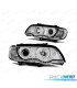 PHARES POUR BMW X5 E53 99-03 ANGEL EYES XENON CHROMÉ