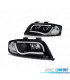 PHARES LED POUR AUDI A6 01-04 NOIR