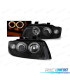 PHARES ANGEL EYES POUR AUDI A4 00-04 FOND NOIR XÉNON D1S