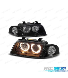 PHARES AUDI A4 B5 94-98 ANGEL EYES CLASSIC NOIR