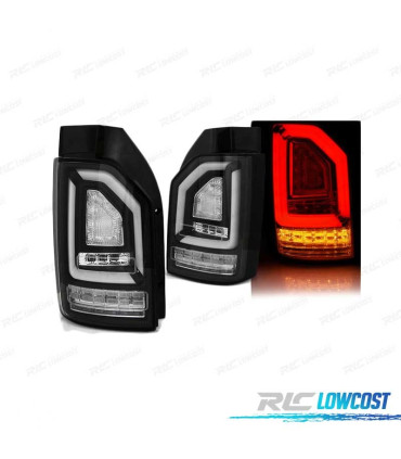 FEUX ARRIÈRE POUR VOLKSWAGEN VW T6 15-19 CLIGNOTANT LED DYNAMIQUE NOIR