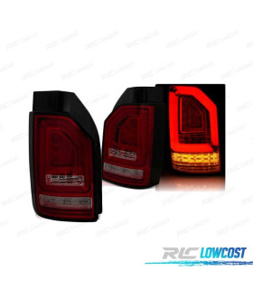 FEUX ARRIÈRE POUR VOLKSWAGEN VW T6 MULTIVAN CARAVELLE 15-19 OEM LED LED DYNAMIQUE