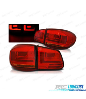 FEUX ARRIÈRE VOLKSWAGEN VW TIGUAN 07-11 LED BAR ROUGE