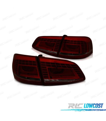 FEUX ARRIÈRE VOLKSWAGEN VW PASSAT B7 VARIANT 10-14 LED ROUGE FUMÉ