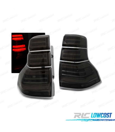 FEUX ARRIÈRE POUR TOYOTA LAND CRUISER 150 09-13 LDTO22 LED BAR FUMÉ