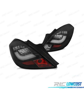 FEUX ARRIÈRE OPEL CORSA D 06-14 LED BAR NOIR
