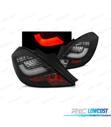 FEUX ARRIÈRE OPEL CORSA D 06-14 LED BAR NOIR