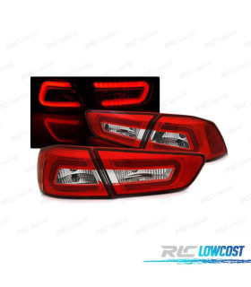 FEUX ARRIÈRE MITSUBISHI LANCER 8 08-11 BERLINE LED ROUGE CLAIR