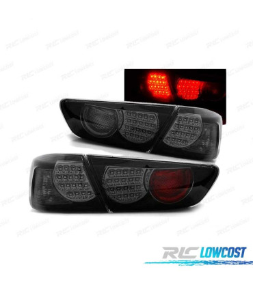 FEUX ARRIÈRE LED MITSUBISHI LANCER VIII BERLINE 08-11 NOIR
