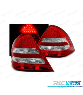 FEUX ARRIÈRE POUR MERCEDES CLASE C W203 04-07 LED ROUGE BLANC
