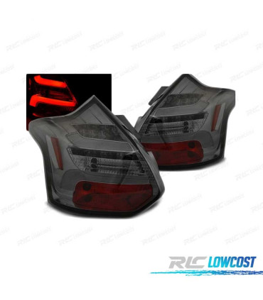 FEUX ARRIÈRE FORD FOCUS 3 HATCHBACK 11-14 LED DYNAMIQUE FUMÉ