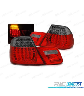 FEUX ARRIÈRE BMW E46 COUPÉ 99-03 DYNAMIQUE LED ROUGE LOOK M3