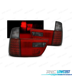 FEUX ARRIÈRE POUR BMW X5 E53 99-06 LED ROUGE FUMÉ