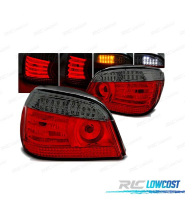FEUX ARRIÈRE BMW E60 03-07 LED ROUGE FUME