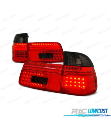FEUX ARRIÈRE BMW E39 97-00 TOURING LED ROUGE FUMÉ