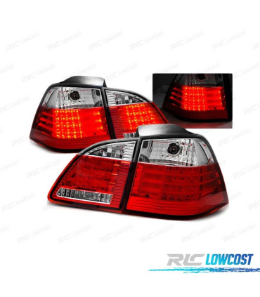 FEUX ARRIÈRE BMW E61 04-07 TOURING LED ROUGE BLANC