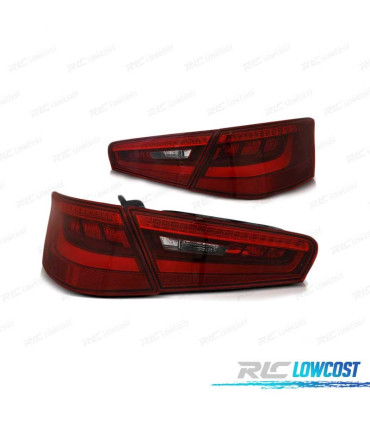 FEUX ARRIÈRE LED AUDI A3 8V 3D 12-16 FUMÉ ROUGE