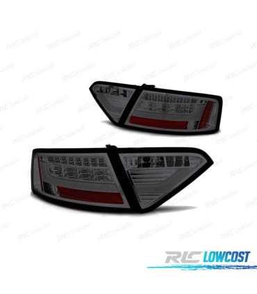 FEUX ARRIÈRE POUR AUDI A5 07-11 LED BAR FUMÉ