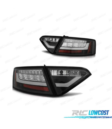 FEUX ARRIÈRE POUR AUDI A5 07-11 LED BAR NOIR