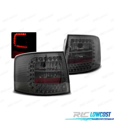 FEUX ARRIÈRE POUR AUDI A6 97-04 AVANT LED FUMÉ