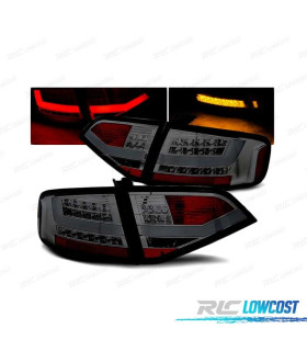 FEUX ARRIÈRE POUR AUDI A4 B8 BERLINE 08-11LED BAR FUMÉ