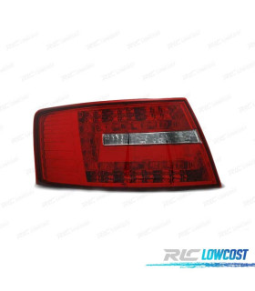 FEUX ARRIÈRE AUDI A6 C6 BERLINE 04-08 LED ROUGE BLANC