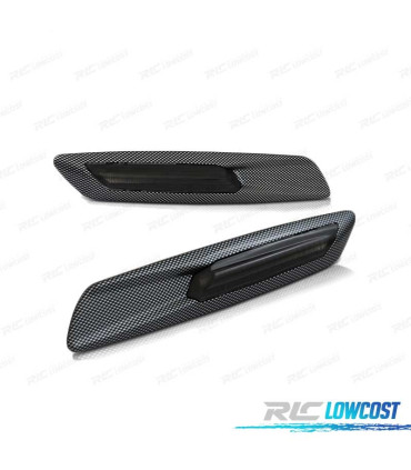 CLIGNOTANTS LATÉRAUX LED POUR BMW LOOK F10 SMOKE CARBON