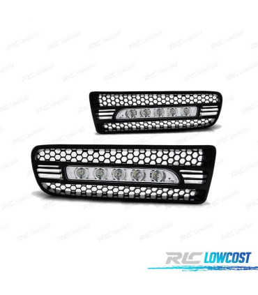 FEUX DIURNES POUR VOLKSWAGEN VW GOLF 4 LED 97-03 NOIR