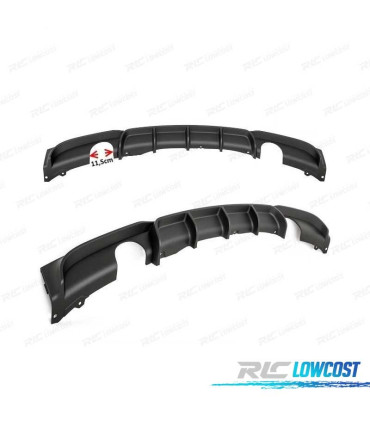 DIFFUSEUR BMW F30 F31 LOOK M PERFORMANCE DOUBLE SORTIE O---O