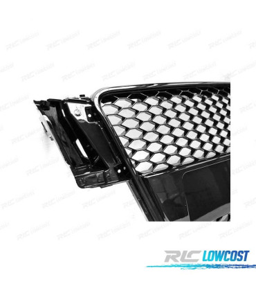 CALANDRE AUDI A5 07-12 LOOK S NOIR BRILLANT PDC