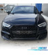 CALANDRE AUDI A3 8V 16-19 PDC LOOK RS3 NOIR BRILLANT