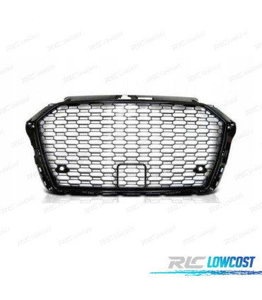 CALANDRE AUDI A3 8V 16-20 LOOK RS3 NOIR BRILLANT ACC