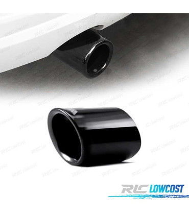 EMBOUT D'ÉCHAPPEMENT BMW LOOK M POWER PERFORMANCE INOX NOIR