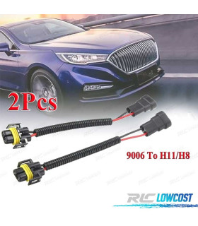 CABLES ADAPTATEURS ANTIBROUILLARD DE HB4 9006 A H8 H11