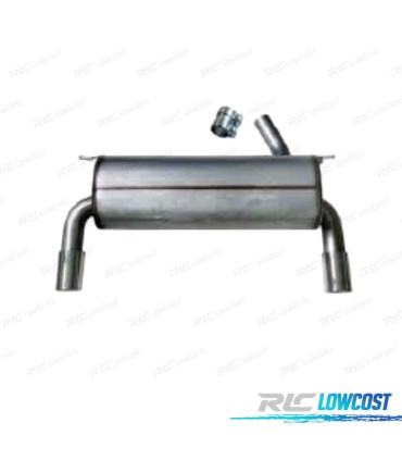 LIGNE D'ÉCHAPPEMENT BMW F30 328 430 LOOK M DOUBLE SORTIE