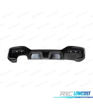 DIFFUSEUR BMW F20 LCI 15- LOOK CS NOIR MATE