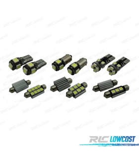 KIT 19 AMPOULES LED INTÉRIEUR POUR VOLKSWAGEN VW RABBIT GTI GOLF 5 MK5 L 06-09