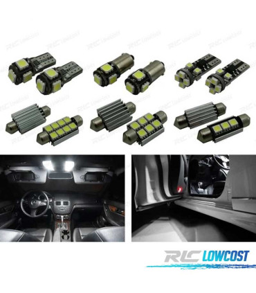 KIT 16 AMPOULES LED INTÉRIEUR MERCEDES SL CLASSE R129 SL500 SL600 SL55 AMG 92-01