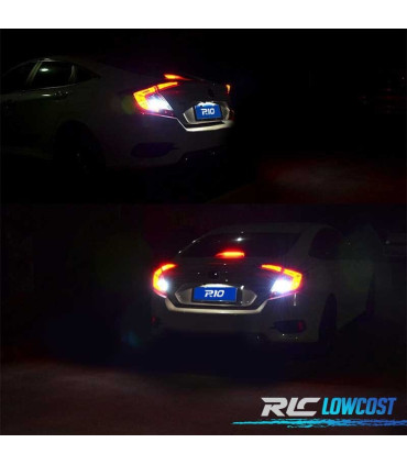KIT 9 AMPOULES LED INTÉRIEUR POUR HONDA CIVIC 10th Gen 2016+