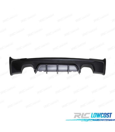 DIFFUSEUR ARRIÈRE BMW F22 F23 LOOK M PERFORMANCE NOIR MAT OO---OO