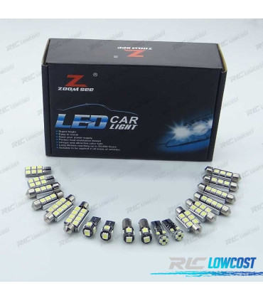 KIT 21 AMPOULES LED INTÉRIEUR BMW E34 TOURING ESTATE 518G 518i 520i 525i 525ix 530i 540i 1991-1997