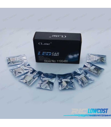 KIT 20 AMPOULES LED INTÉRIEUR POUR AUDI Q5 2009-2016