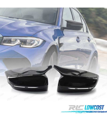 COQUES RÉTROVISEURS BMW G30 G31 G11 G12 15- LOOK M NOIR BRILLANT