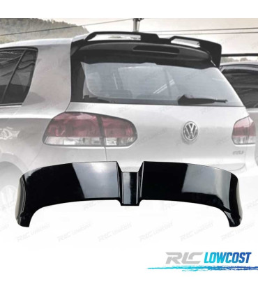 ALERON SPOILER VOLKSWAGEN VW GOLF 6 08-12 LOOK OETTINGER NOIR BRILLANT