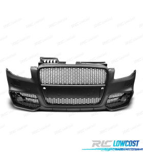 PARE CHOCS FRONTAL AUDI A4 04-07 LOOK RS4 NOIR