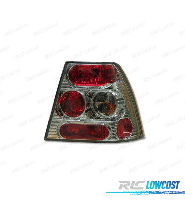 FEUX ARRIÈRE VOLKSWAGEN VW BORA 1J 98-05 STYLE LEXUS FOND CHROMÉ