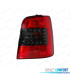 FEUX ARRIÈRE VOLKSWAGEN VW TOURAN 03-06 LED ROUGE
