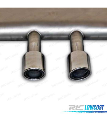 POT D'ÉCHAPPEMENT VW GOLF 7 1.4 12-17 LOOK R400 CHROMÉ