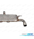 POT D'ÉCHAPPEMENT POUR VOLKSWAGEN VW GOLF 7 12-17 LOOK GTI CHROMÉ